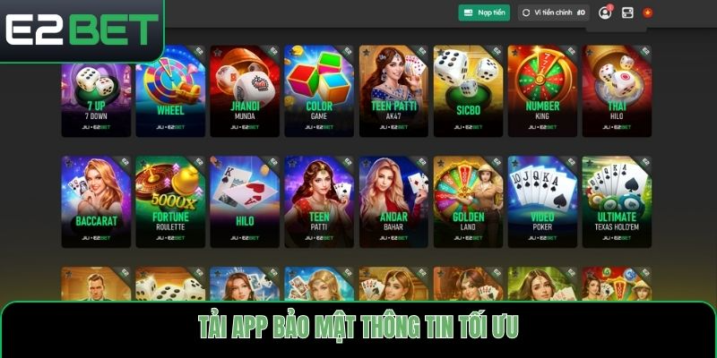 Tải app bảo mật thông tin tối ưu